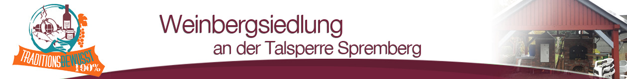 Weinbergsiedlung an der Talsperre Spremberg